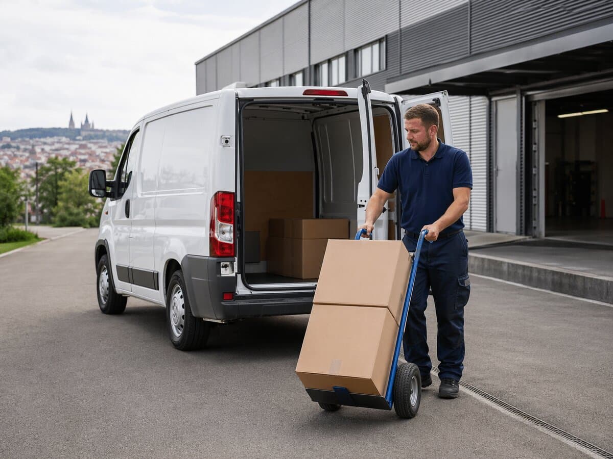 Pražská půjčovna dodávek — firemní rozvoz