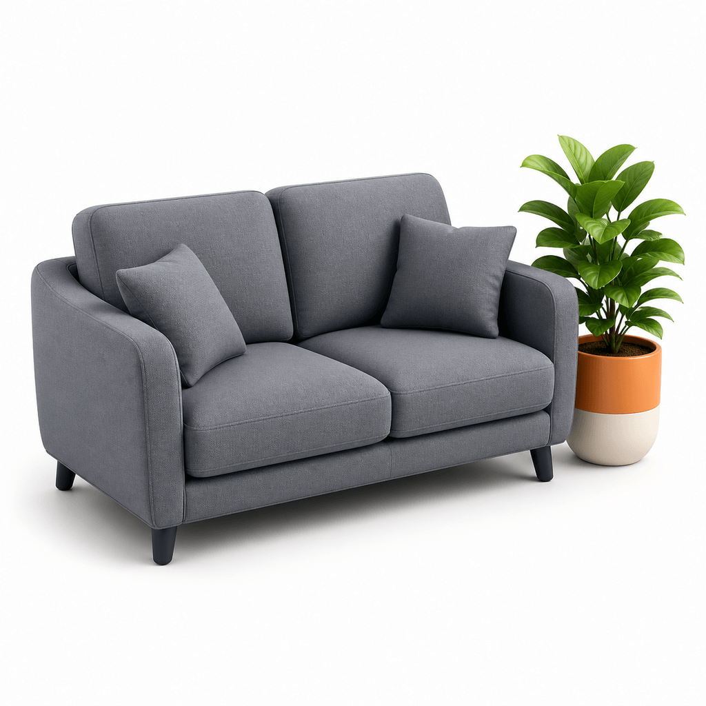 Odvoz nábytku — pohovka s pokojovou rostlinou