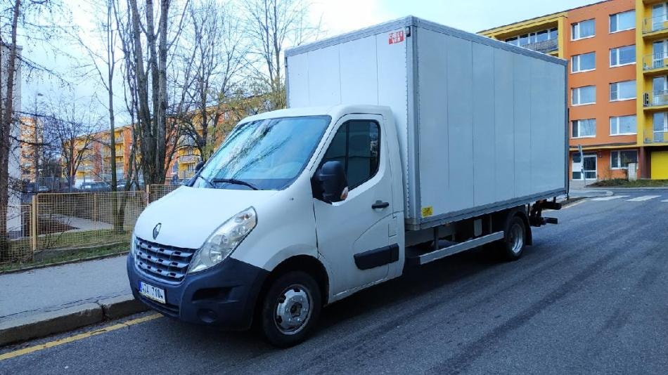 Renault Master Maxi skříň s hydraulickým čelem